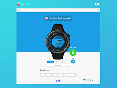 Google I/O - Android Wear - Facer android android wear google googleio
