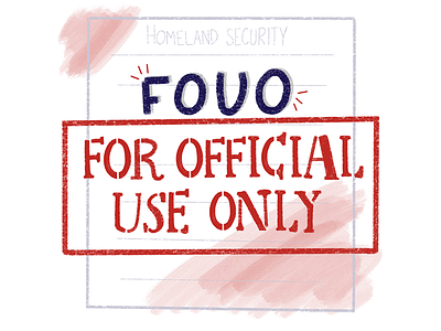 45/100: | FOUO | america art arts design digital art digital drawing digital illustration drawing graphic design handlettering icon illustration lettering military official procreate sketch us military usa vector