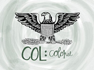 50/100: | COL | america art arts colonel design digital art digital drawing digital illustration drawing eagles graphic design icon illustration lettering military procreate sketch usa vector watercolor