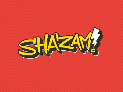 SHAZAM! concept dc dc comics design lettering logo shazam typeface