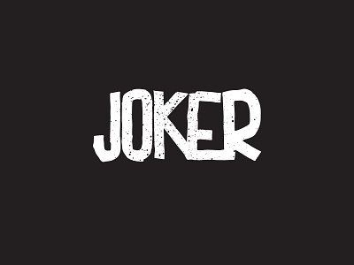 JOKER logo calligraphy comics concept dc dc comics design joker lettering logo typeface typeface design typography