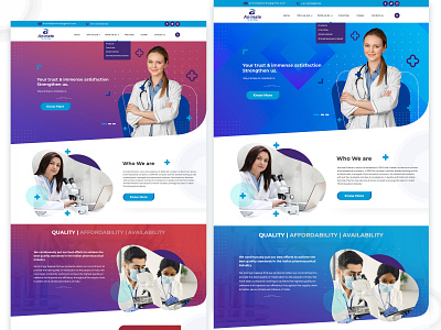 Landing page Design