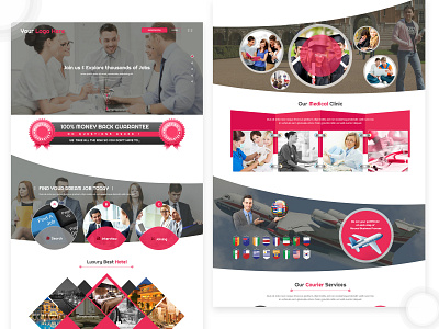 Landing Page Design design web