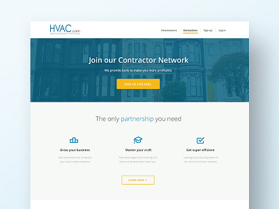 Contractor Landing Page