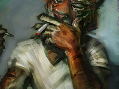 Smoking Tiger