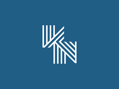 KN logo branding knotwork logo