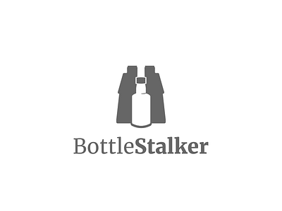 Bottle Stalker Logo branding drinks logo