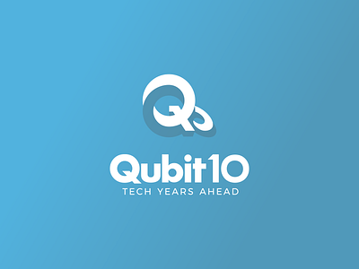 qubit logo branding design logo q logo typogaphy