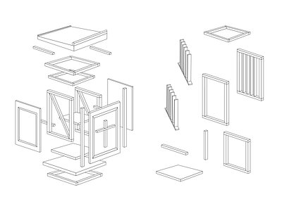 Pulpit Build 3d blueprints book cover design cross design digital exploded view illustration illustration design