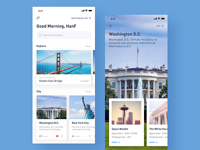 Travel App Design app buy card design tourism travel ui