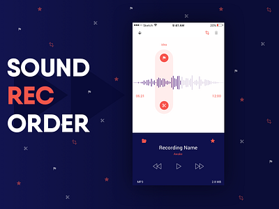 Sound recorder app fun mobile music record sound sound recorder