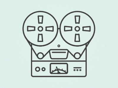 Reel-to-Reel Recorder analog illustration recorder reel to reel sound