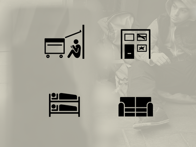 Homeless Pictograms