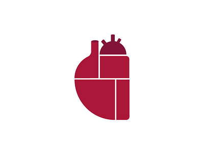 Heart anatomy design heart illustration jigsaw organs