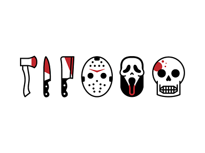 Halloween Icons design halloween icon set icons illustration knife pictograms