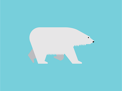 Polar bear animal bear design drawing illustration polar bear screen print