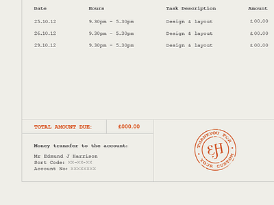 Invoice Design