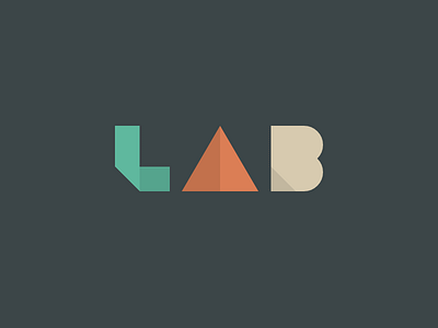 LAB typeface css fold folded geometric geometry shape shapes type typeface web design