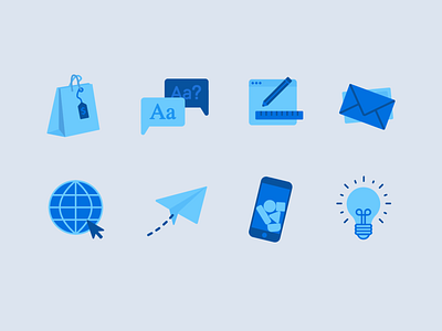 Icons for my personal portfolio