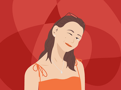 Sophia Illustration illustration minimal person portrait simple vector