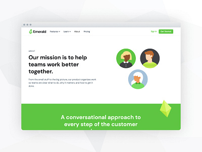 EmeraldKit - Webflow Template template uikit uxui webflow website wireframe