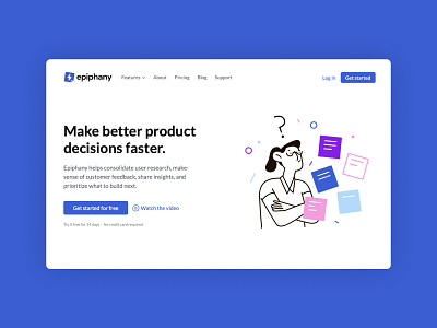 Epiphany - New Website branding design illustration logo minimal simple ui ux web website