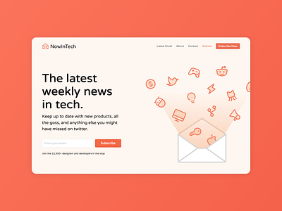 NowInTech - Webflow Newsletter Template