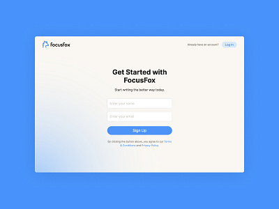 Sign Up Page | FocusFox