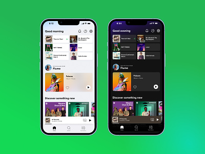 Spotify Light Mode Concept design interface mobile music music player simple spotify ui ux