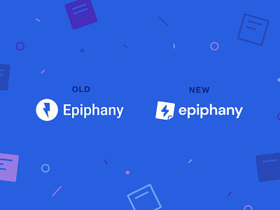 Epiphany Logo Before & After before after branding design logo new logo simple