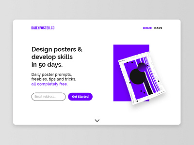 Daily Poster Co Landing Page