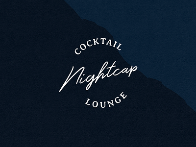 Nightcap Logo branding logo simple typography