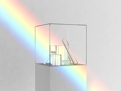 Spectrum 3d 3d art art cinema4d inspiration rainbow simple simple design