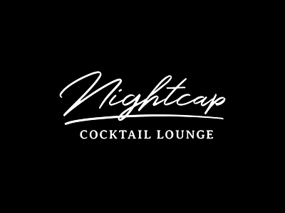 Nightcap Logo branding daily design logo simple typography