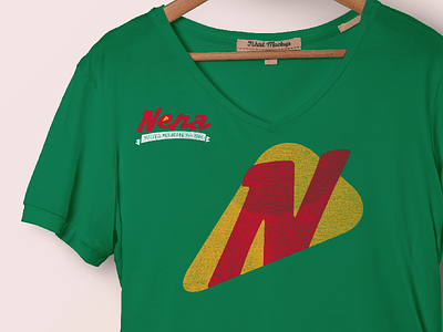 Nena Pizzeria Mexicana branding food green logo mexico monterrey pizza red yellow