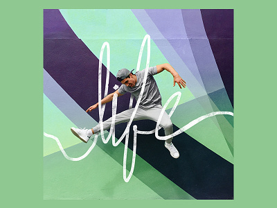 Daniel Corral lettering 'life' athlete lettering olympian olympic photo