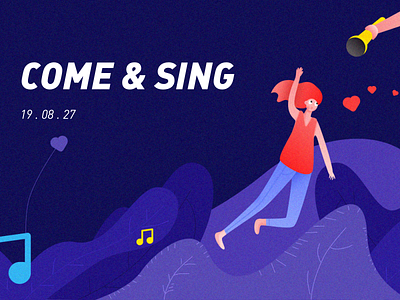 Sing sing sing illustration