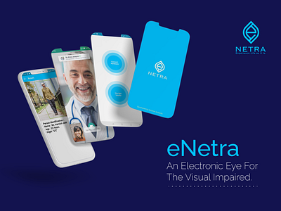 ENetra IoT based App Wearable Device android illustration ios web