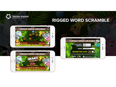 Rigged Word Scramble android game app ios