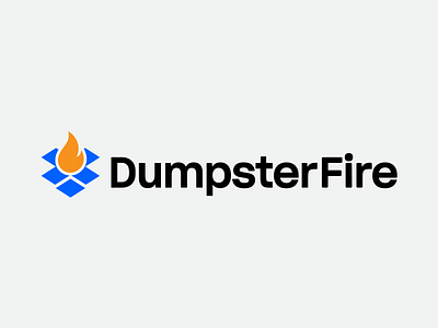 DumpsterFire Pt.2 brand branding design dropbox graphic design icon illustration logo organization storage vector
