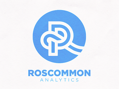 Roscommon Knot Logo a analytics bold design graphic knot logo moniker monogram r simple