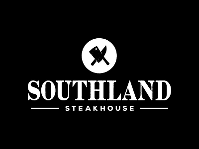Southland Steakhouse 1 bbq carolina cleaver cook food grill knife logo north south steakhouse texas