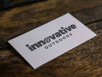 Innovative Cards bold brand business cards concept icon innovative landscape logo montgomery outdoor texas