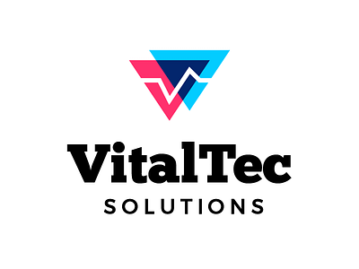 Vitaltec 2 body doctor health healthcare heart logo medical monitor tech
