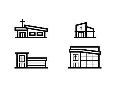 my church is bigger than yours brand church group icon iconography logo people set shape simple vector world