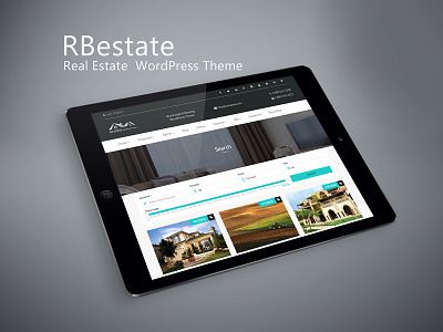 Real Estate with MLS IDX Listing WordPress Theme dribbble dribbble invite photography portfolio psd real estate themeforest ui design ui ux designer ux design web design