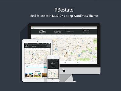 Real Estate with MLS IDX Listing WordPress Theme