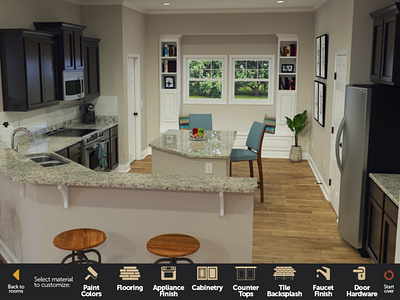 Interactive 3D Kitchen app