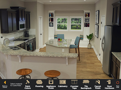 Interactive 3D Kitchen