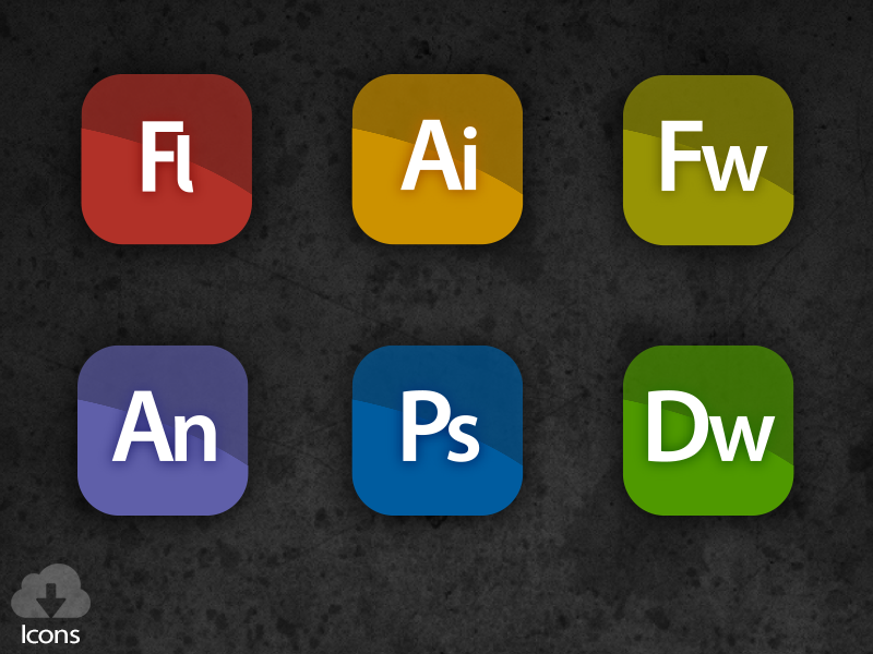 adobe cs6 vector icons